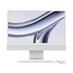 Apple M3 24-inch iMac with Retina 4.5K display 8-Core CPU 10-Core GPU 256GB Silver MQRJ3X/A