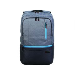 Promate Ascend Accented 15.6-inch Laptop Backpack w/ Multiple Pockets - Grey