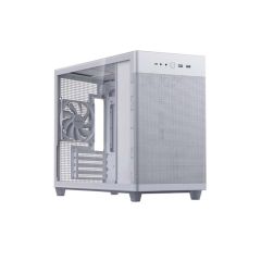 Asus Prime AP201 Tempered Glass Micro-ATX Computer Case - White