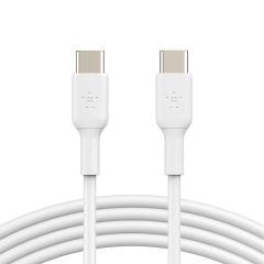 Belkin 2m USB-C to USB-C Charge/sync Cable Boost Charge - White [CAB003BT2MWH]