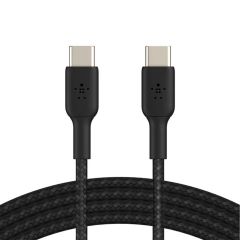 Belkin Boost Charge 1m USB-C to USB-C Braided Cable - Black [CAB004BT1MBK]