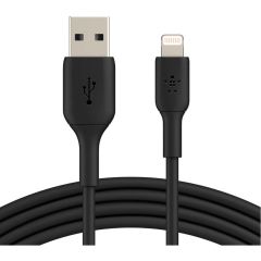Belkin BoostCharge 1m Lightning to USB-A Cable - Black [CAA001BT1MBK]