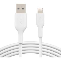 Belkin BoostCharge 1m Lightning to USB-A Cable - White [CAA001BT1MWH]