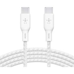 Belkin USB-C to USB-C Braided Cable 100W 2m [CAB014BT2MWH]