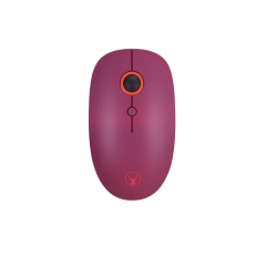 Bonelk Wireless Round Scroll 4D Mouse 800-1600 DPI M-257 - Red