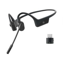 Shokz OpenComm UC 2 Bone Conduction Bluetooth Headset Wireless USB-C Adapter