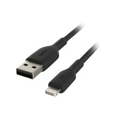 Belkin BoostCharge 1m Lightning to USB-A Braided Cable - Black [CAA002BT1MBK]