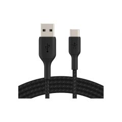 Belkin BoostCharge Braided USB-C to USB-A Cable - 3m [CAB002BT3MBK]