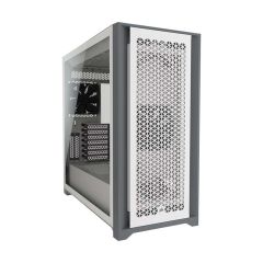 Corsair 5000D AIRFLOW ATX Mid Tower Computer Case with Tempered Glass - White