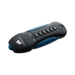Corsair Padlock 3 64GB USB-A Flash Drive - Black/Blue [CMFPLA3B-64GB]
