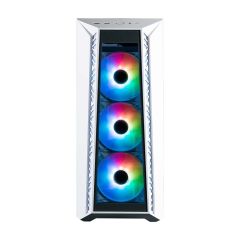 Cooler Master MasterBox MB520 Mid Tower White ATX Case w/ ARGB Fans [MB520-WGNN-S01]
