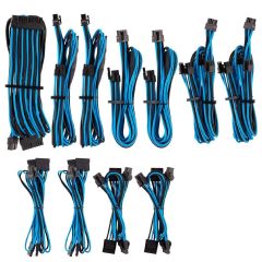Corsair Individually Sleeved PSU Cables Pro Kit - Blue/Black [CP-8920228]