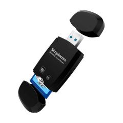 Simplecom CR303 2-Slot SuperSpeed USB 3.0 Card Reader - Black [CR303-BK]