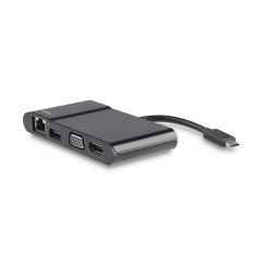 StarTech USB-C Multifunction Adapter for Laptops - 4K HDMI/VGA/GbE/USB-C