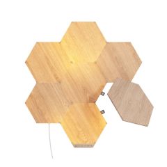 Nanoleaf Elements Wood Look Hexagons Smarter Kit - 7 Pack