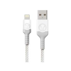 Bonelk Longlife Series 2m USB to Lightning Cable - White/Grey