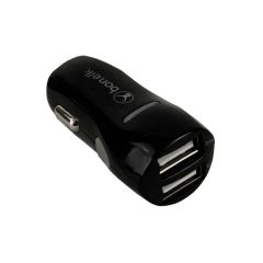 Bonelk Dual USB Car Charger - Black