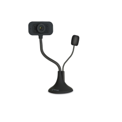 Bonelk 1080p Full HD USB Desktop Webcam with Flexible Neck - Black[ELK-63023-R]