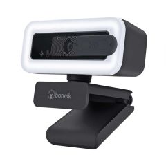 Bonelk 1080p LED USB Clip On Webcam Pro - Black