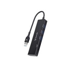 Bonelk Long-Life USB-A 5-in-1 Multiport Hub - Black