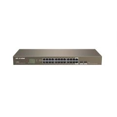 IP-COM G1024F 24-Port Gigabit Unmanaged Switch with 2-Port SFP [G1024F]