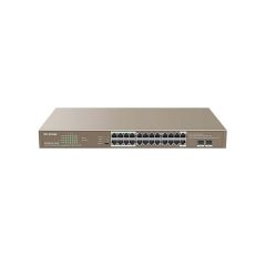 IP-COM G1126P-24-410W 24GE+2SFP Ethernet Unmanaged Switch With24-Port PoE