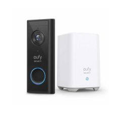eufy 2K Video Doorbell (Battery Powered) + Homebase 2 E8210CW1