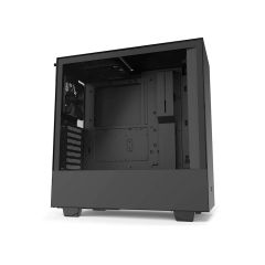 NZXT H511 Compact Mid Tower ATX Gaming Computer Case - Black/Black