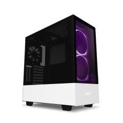 NZXT H510 Elite Smart Compact Mid Tower Gaming Computer Case ATX - Matte White