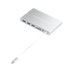 HyperDrive ULTIMATE 11-in-1 USB-C Hub for MacBook/PC - Silver GN30B-SILVER