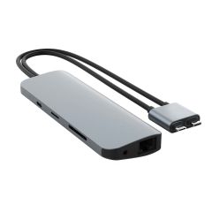 HyperDrive VIPER 10-in-2 USB-C Hub with Dual 4K HDMI - Space Gray