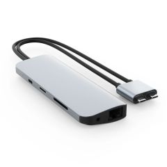 HyperDrive VIPER 10-in-2 USB-C Hub with Dual 4K HDMI - Silver HD392-SILVER