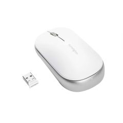 Kensington SureTrack Mouse RF Wireless+Bluetooth 2400 DPI Ambidextrous - White [K75353WW]