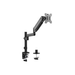Brateck Single Monitor Pole-Mounted Gas Spring Monitor Arm [LDT48-C012]