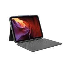 Logitech Rugged Folio Keyboard Case for iPad 10th Gen - Oxford Grey 920-011296