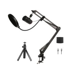 Thronmax M20 Streaming Kit with Mic, Spring Boom Arm and Clamp Kit
