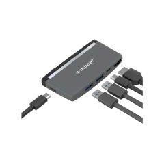 mbeat Essential Pro USB-C Hub - Grey [MB-UCH-59GRY]