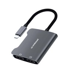 mbeat Tough Link USB-C to Dual 4K HDMI Adapter - Space Grey [MB-XAD-CDHD]