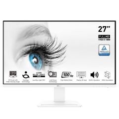 MSI PRO MP273AW 27in FHD 100Hz 1ms IPS White Business Monitor