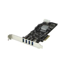 StarTech 4 Port Quad Bus PCIe SuperSpeed USB 3.0 Card Adapter w/ UASP