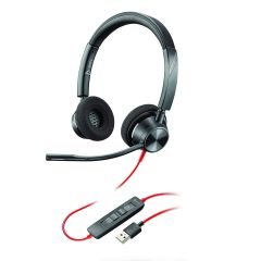 Plantronics/Poly Blackwire 3320 Teams USB-A Stereo Noise canceling UC Headset
