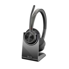 Plantronics/Poly Voyager 4320 UC with Charge Stand usb-ATeams certified Monaural BT Headset