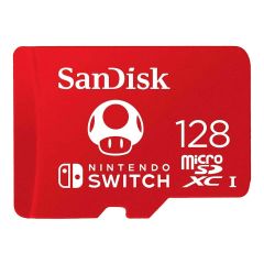 SanDisk 128GB Nintendo-Licensed MicroSDXC UHS-I Memory Card [SDSQXAO-128G-GN3ZN]