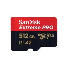 SanDisk 512GB Extreme PRO MicroSDXC UHS-I Memory Card - 200MB/s [SDSQXCD-512G-GN6MA]