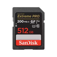 SanDisk 512GB Extreme PRO SD UHS-I Memory Card - 200MB/s [SDSDXXD-512G-GN4IN]