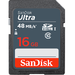 Sandisk Ultra SDHC UHS-I 16GB SD Card 48MB/s