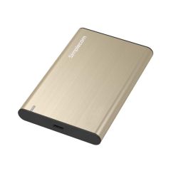 Simplecom 2.5in SATA Hard Drive/SSD-USB3.1 Enclosure - Gold [SE221-GOLD]