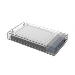 Simplecom SE301-CL 3.5in SATA to USB 3.0 Hard Drive Docking Enclosure - Clear [SE301-CL]