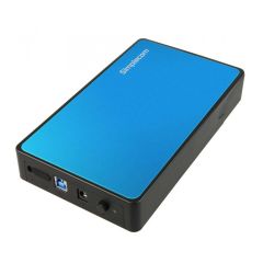 Simplecom SE325 3.5in SATA HDD to USB 3.0 Hard Drive Enclosure - Blue [SE325-BLUE]