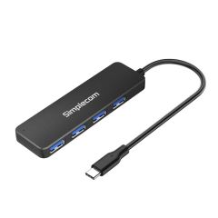 Simplecom CH340 Compact USB-C 4-Port USB-A Hub [CH340]